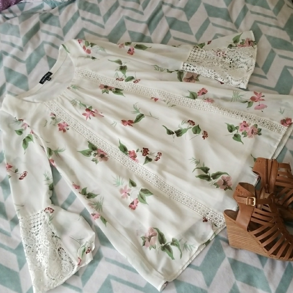 Floral dress.
